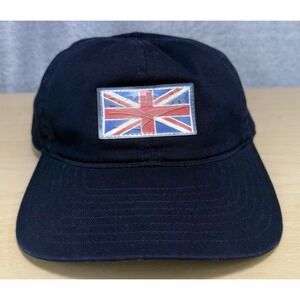 Vtg Reebok International Snapback Hat‎ Mens 90s Taiwan Rubber Raised Logo Flag